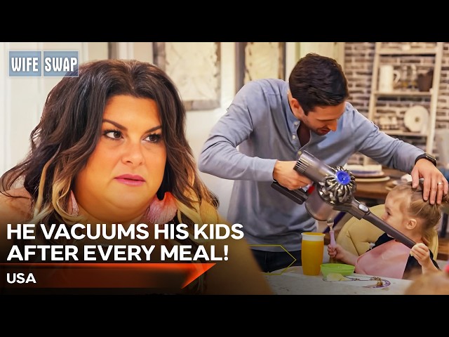 OCD Dad Meets the Party Mom and Nobody Was Ready | S13 E7 | Wife Swap USA