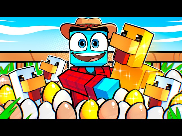 I Became the Biggest CHICKEN Farmer in Minecraft!