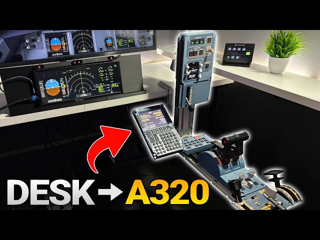 I Turned My Desk into an Airbus A320 And It's AWESOME!!