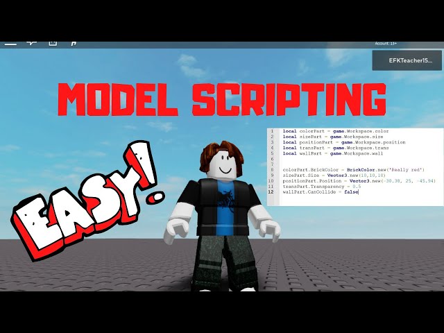 Roblox Studio Tutorial: Scripting for Models