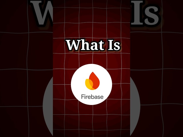 What is Firebase Complete Information In 30 Seconds #shorts #shortvideo #firebase
