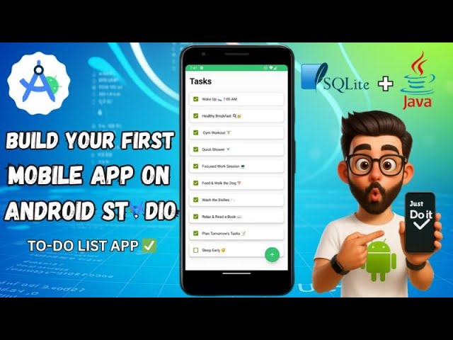 Build a To-Do List App in Java Android | Voice Input + SQLite Tutorial
