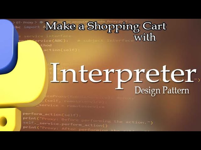 INTERPRETER Design Pattern (with Shopping Cart code sample)