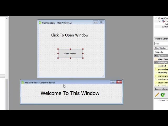 PyQt : Open Other Window When Button Clicked.