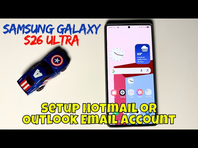 How to Setup Hotmail or Outlook Email Account Samsung Galaxy S26 Ultra