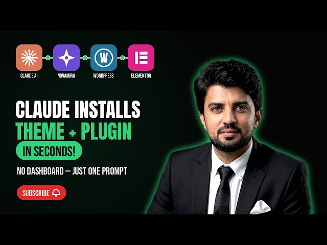 Install Elementor Theme & Plugin with Claude AI — No Dashboard, Just One Prompt!