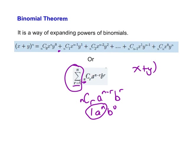 3 5 Binomial Theorem