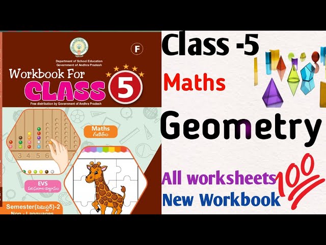 5th Class Maths Workbook 6th lesson [ Geometry ]