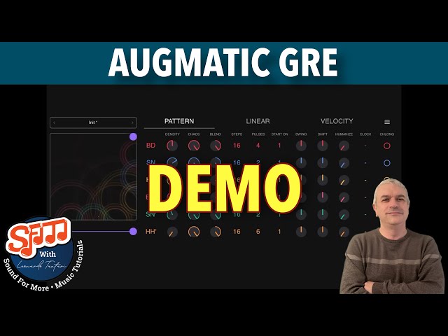 Augmatic GRE - Algorithmic Drum Patterns - Demo: Tutorials coming