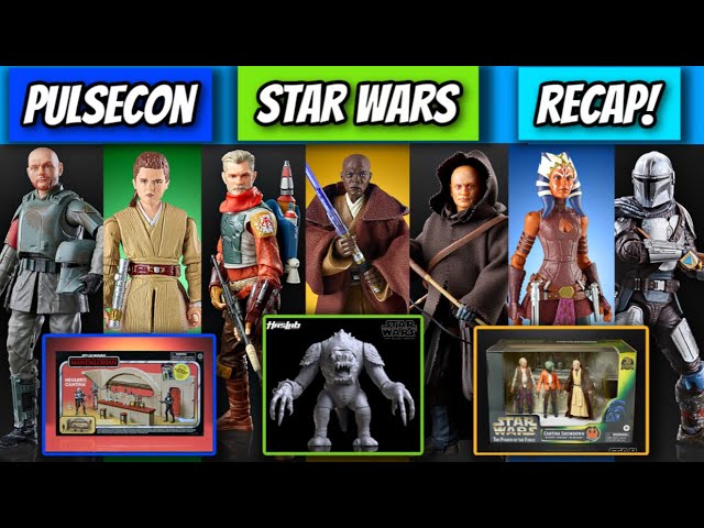 HASBRO PULSECON 2021! Star Wars Black Series + Vintage Collection REVEALS! Rancor Haslab!!