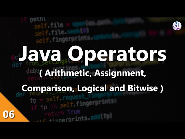 Java Operators | Sinhala | SD Official SL