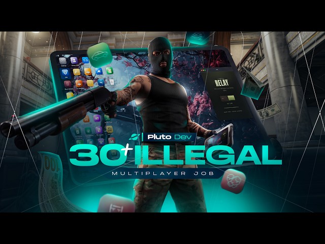 30+ FiveM Illegal Job Script Pack| Ultimate Criminal Jobs Script | ESX / QBCore / QBOX