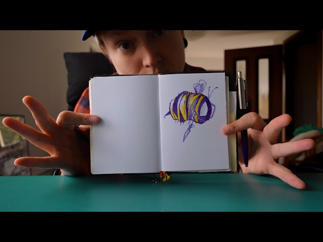 Bee With a Knife ★ Super Fast Messy Drawing #1