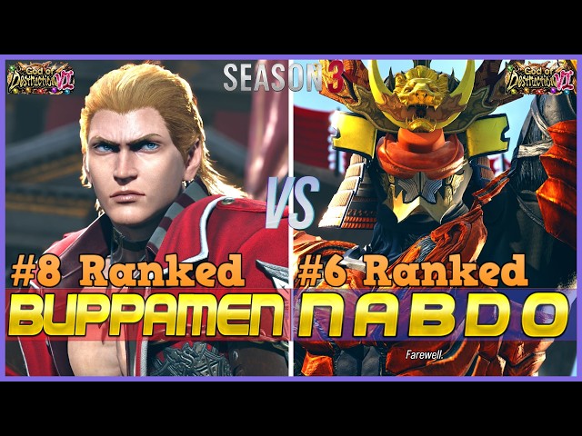 T8 S3 ▰ BUPPAMEN (#8 Ranked Steve) Vs NABDO (#6 Ranked Yoshimitsu) ▰ Tekken 8 High Level Gameplay