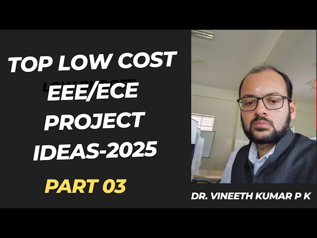 Low Cost and Simple Final Year Project for EEE & ECE Students | Easy Mini Project Demonstration 2025