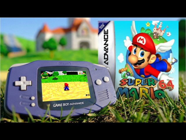 I made the ORIGINAL Mario 64 run on the GBA!
