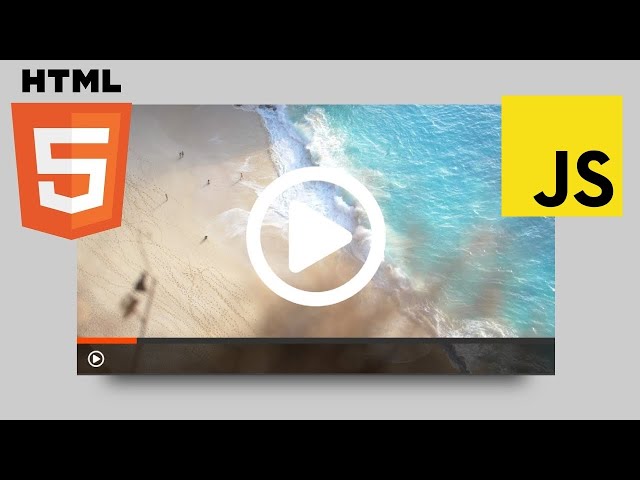 Build Your OWN Video Player in 2024 (HTML, CSS, JS Tutorial)