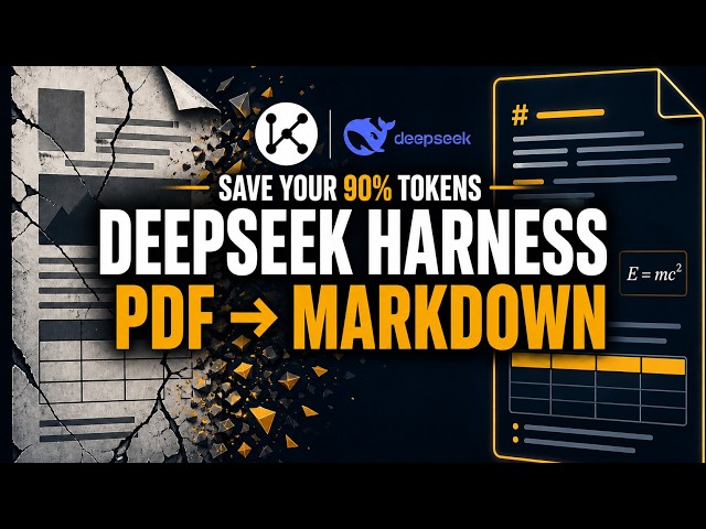 Save your tokens: DeepSeek Harness Tutorial: Convert PDF to Markdown for Agents