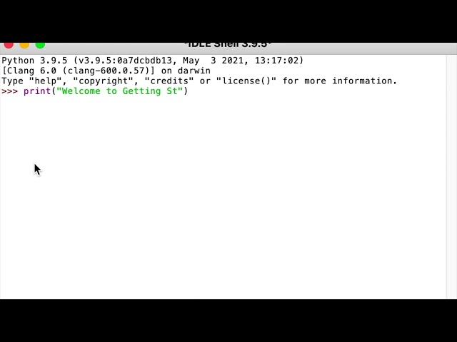 Python Print Statement