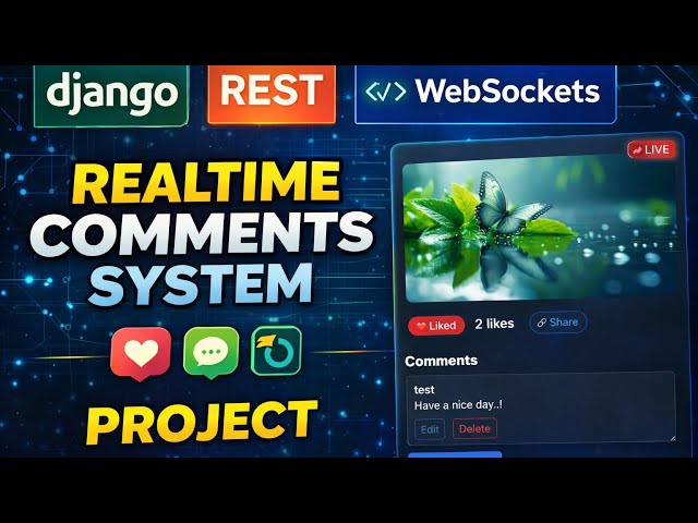 Instagram-Like Image Sharing App using Django, DRF & WebSockets | Full Stack Project
