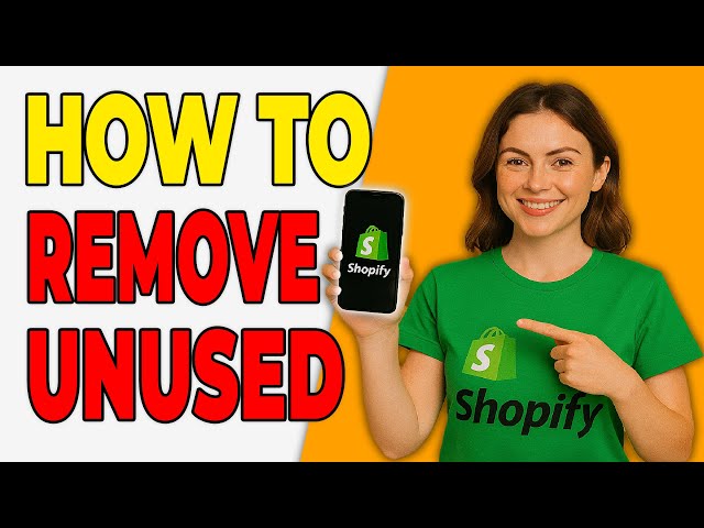 How To Remove Unused Code In Shopify (Beginner Tutorial)
