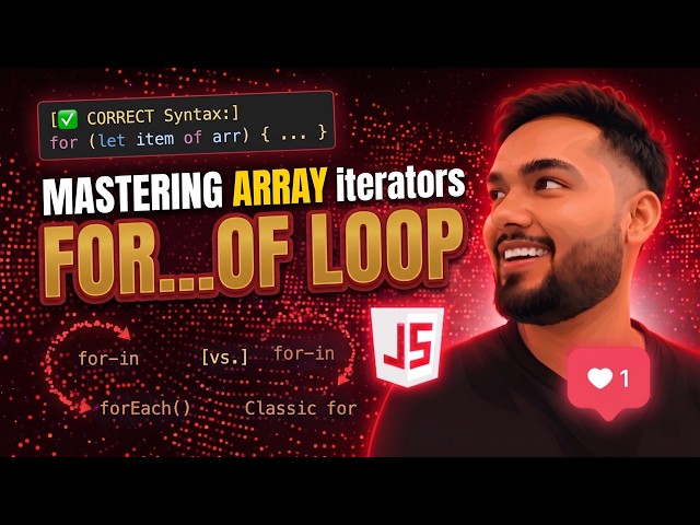 Mastering for...of Loops in JavaScript Arrays (Syntax, Examples & Best Practices)