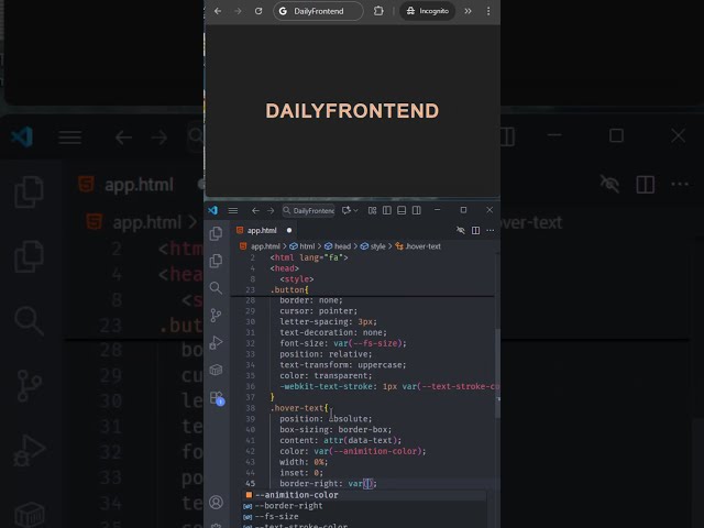Stunning CSS Button Hover Effect Tutorial   #programming #animatedbutton #cssframework #javascript