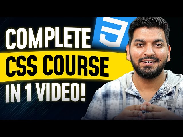 CSS Tutorial For Beginners In Hindi 2024  🔥