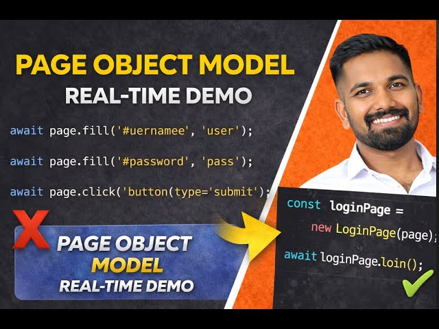 Playwright Automation Tutorial | Playwright Page Object Model Explained Clearly | Beginner Friendly
