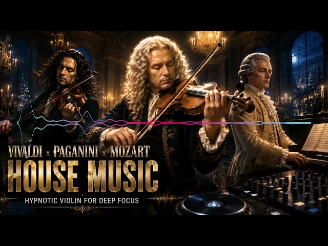 Vivaldi (Paganini x Mozart) Violin House Music Mix – Summer Reimagined | 12 Min Summer Vibes