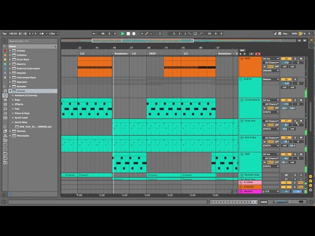 [ABLETON] Space Melodic Techno - Techno AFTERLIFE  Template Stephan Jolk Style