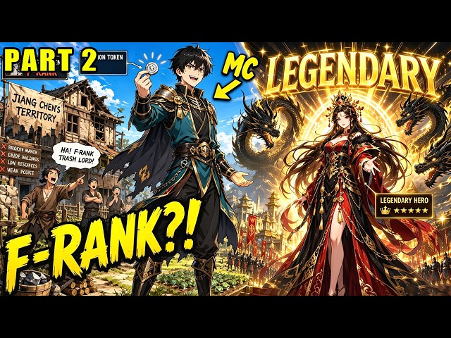 (P2)Everyone Mocked His F-Rank Territory—Until He Summoned a Legendary Empress and 12 Black Dragons!