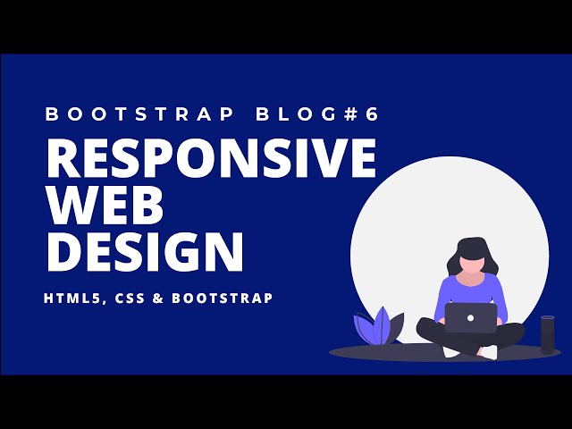 Web Design Tutorial #6 - Responsive Website Using HTML5, CSS & Bootstrap( Responsive Landing Page)