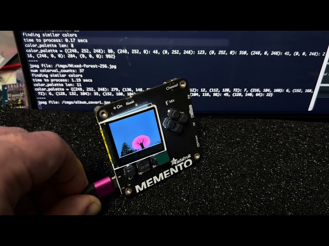 Image color summarizer / palette generator for CircuitPython