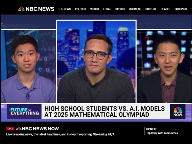 The Future of Math: High School Students Outperform AI at the IMO | NBC News