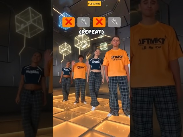 teaching our gf's the rat dance (tutorial)! #shorts #dancetutorial #dance