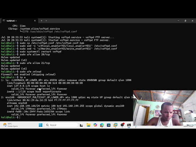 5.2 Crear un servidor SFTP y probarlo con un Windows y un linux