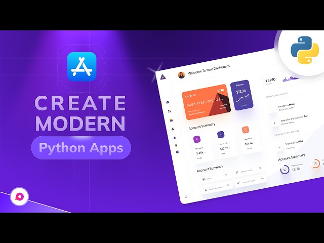 Python GUI Builder | Modern GUI With Python | Automate Tkinter GUI Creation - Use Drag and Drop