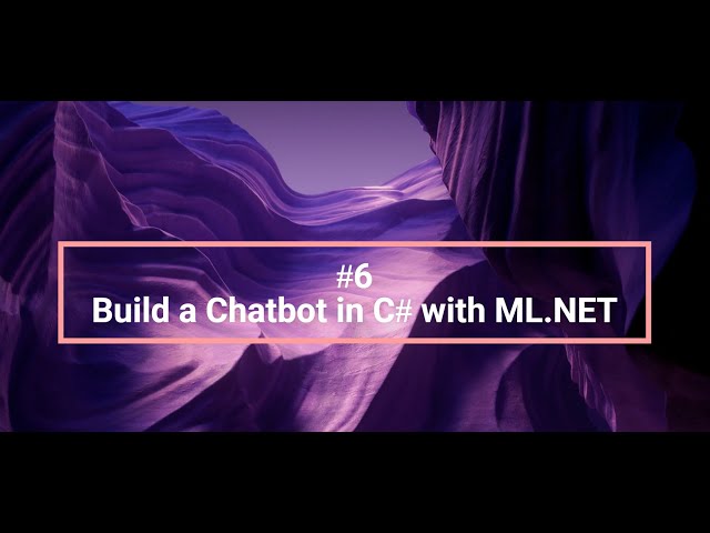 How to Build a Chatbot in C# using ML.NET | Step-by-Step Tutorial for Beginners | AI Chatbot