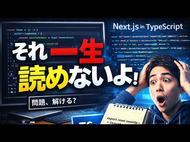 Next.js typescript このコード読める？読解問題