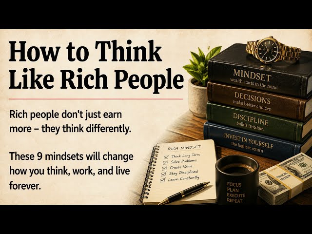 How to Rich People Thinks 🧠 || Learn English Through Motivation 🔥 || Level 3 English ✅