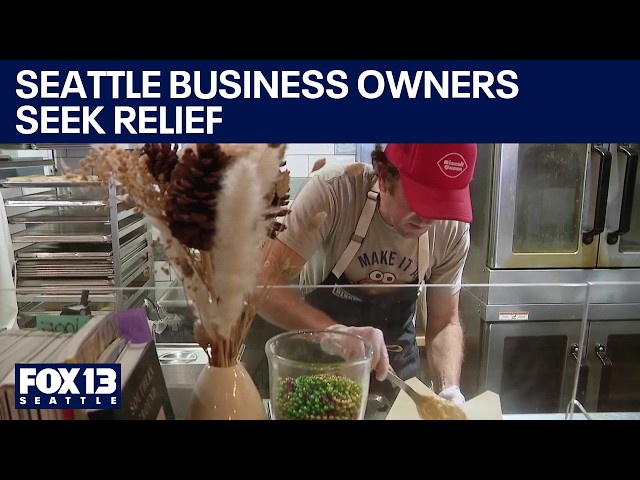 Seattle small businesses struggling to survive seek relief | FOX 13 Seattle
