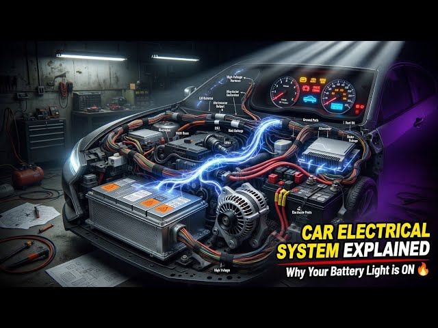 ⚡ How Car Electrical Systems REALLY Work (Battery, Alternator & Wiring Explained)