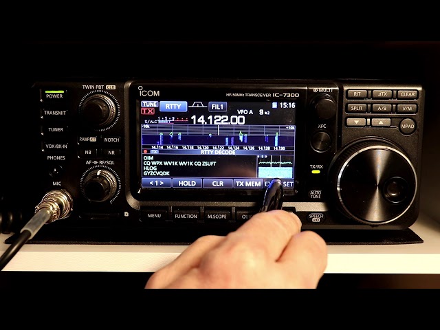 Icom IC7300 A to Z #37 RTTY Decode and settings