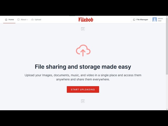 how to create/ install an online storage and file sharing website using PHP