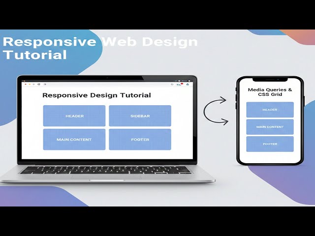 Responsive Web Design Tutorial:  Media Queries & CSS Grid