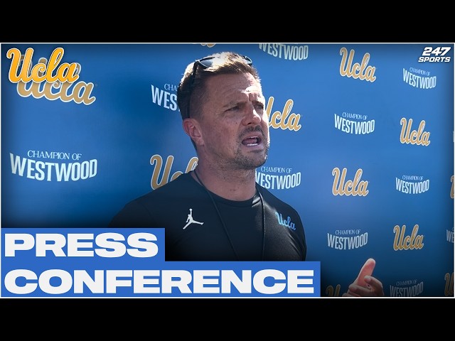 UCLA head coach Bob Chesney talks Trent Hendrick addition, tough day for Bruin offense