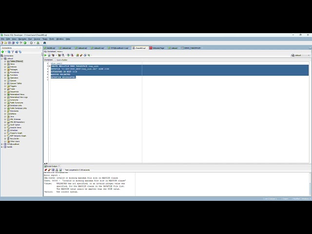 Oracle 66     Create Undo Tablespace