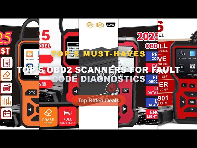 Why Everyone Is Buying Top 5 OBD2 Scanners For Fault Code Diagnostics - V519 RED Car Diagnostic Scan