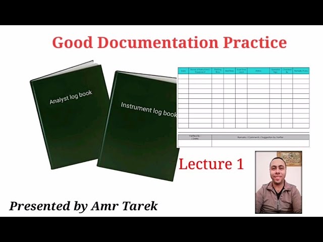 Good Documentation Practice "Lecture 1"